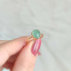 925 Silver Natural Green Tourmaline Ring