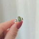 925 Silver Natural Green Tourmaline Ring