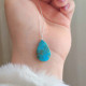 925 Silver Natural Turquoise Stone Necklace