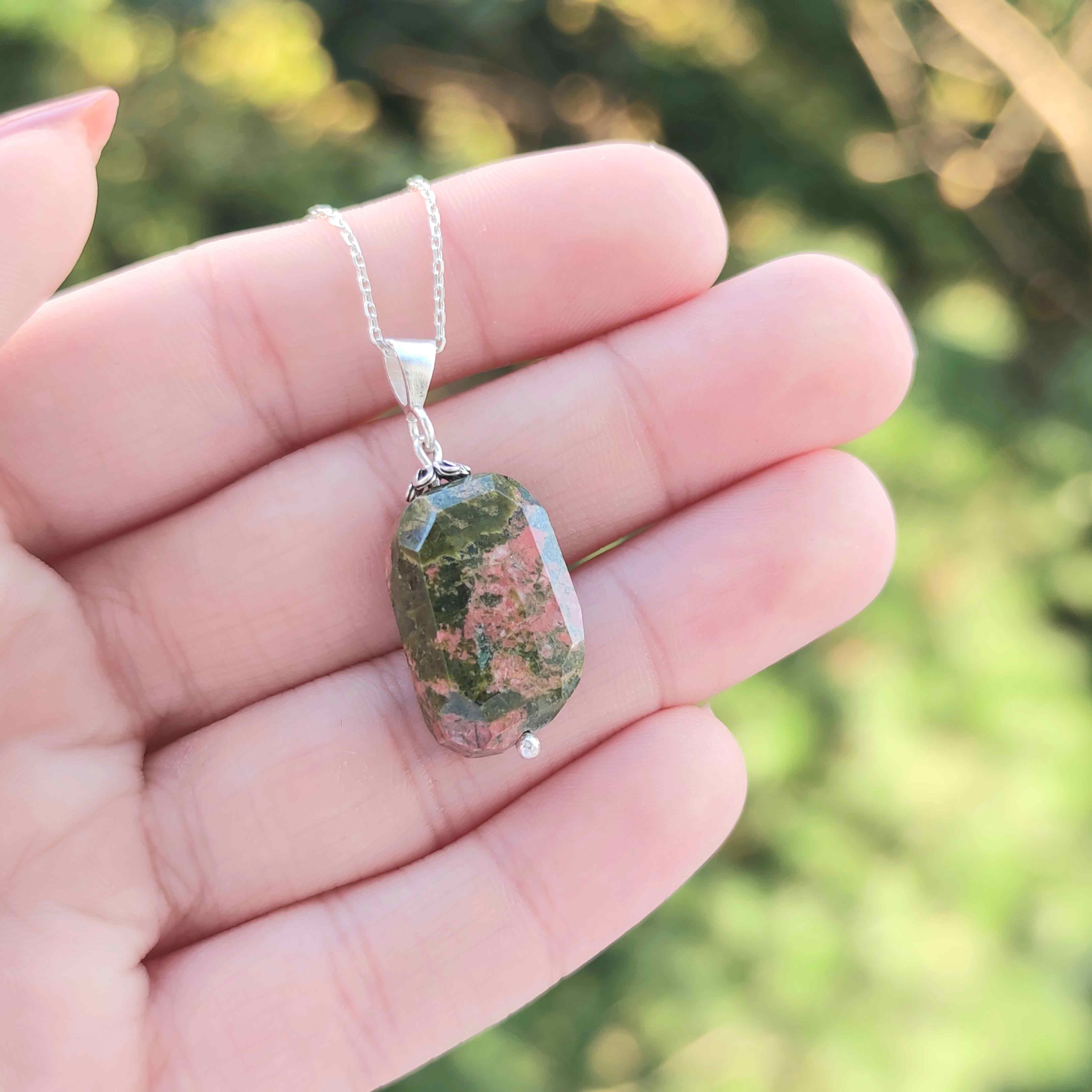 unakite pendant